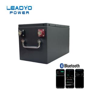 Quality Metal Case Bluetooth Lithium Battery Deep Cycle Lifepo4 Battery Pack 12V 100ah wholesale