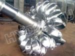 High Water Head Pelton Hydro Turbine / Pelton Water Turbine With Synchronous