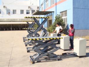 Quality Loading Bay Lifts ,Small Scissor Lift Platform Can Elevate 1000mm - 2000mm Different Height wholesale