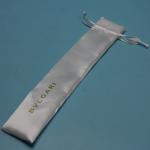Reliable Long Satin Drawstring Bag Customized Size For Eyeglasses / Lens
