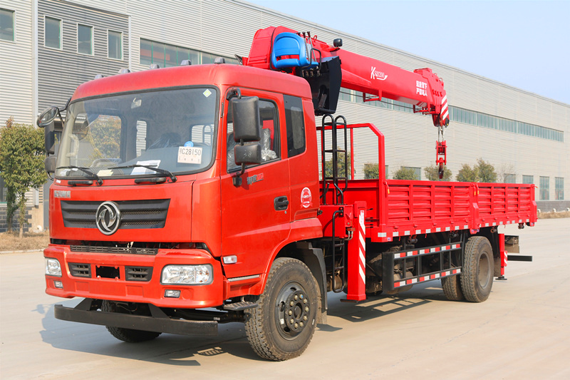 8 Ton Hydraulic Truck Mounted Crane Remote Control For Construction