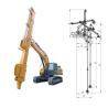 Buy cheap Telescopic Excavator Telescopic 25m 30m 32m With Clamshell Bucket for Excavator from wholesalers