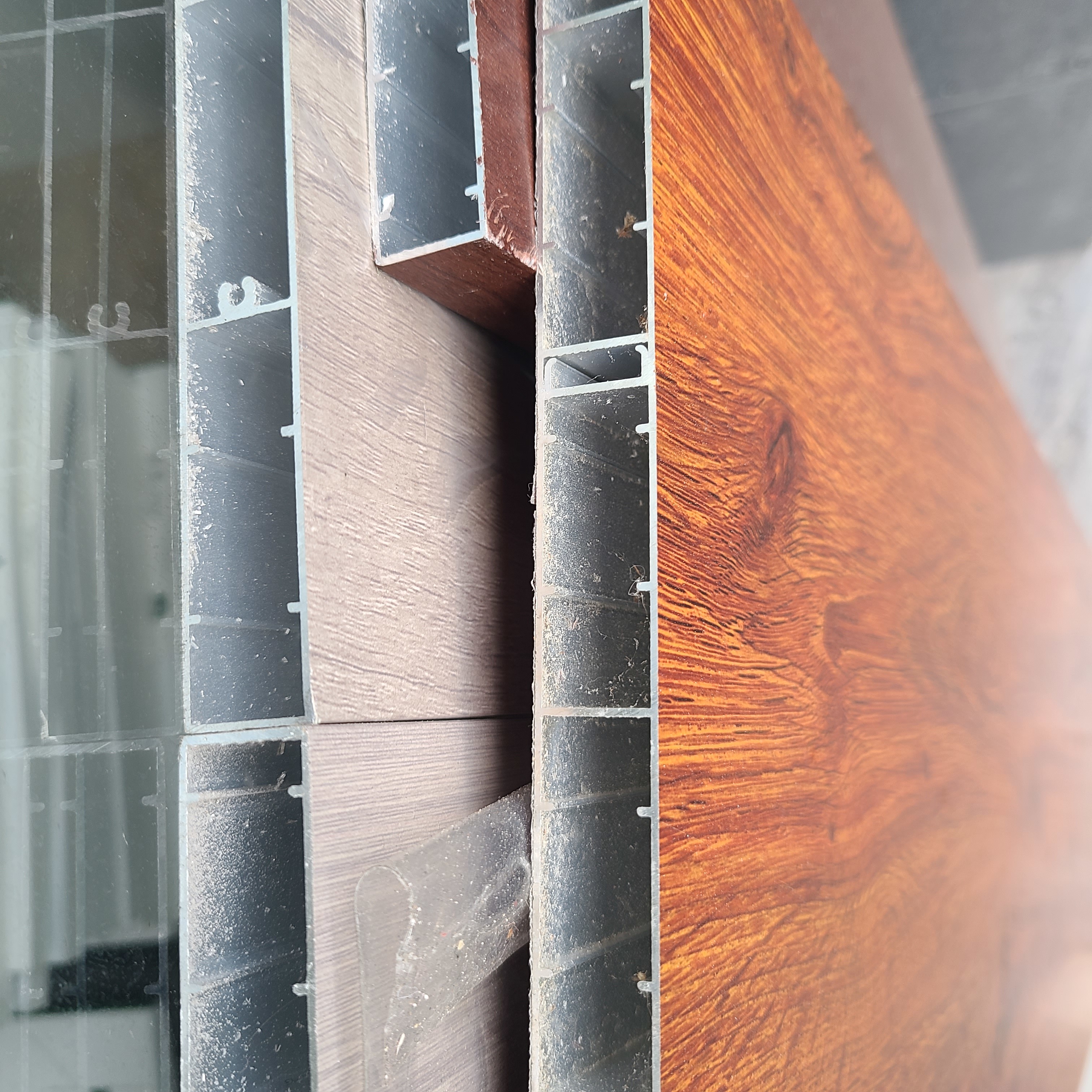 T5 T6 Kitchen Aluminium Handle Profile 6000 Series Anodized Surface