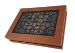Creative Design Luxurious Brown Nature Color Packing Paper Box Printing with