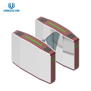 Quality 304 Stainless Steel Bidirectional Flap Barrier Gate Train Station Turnstiles wholesale