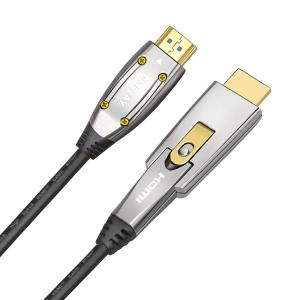 Quality ODM Long Hdmi Cable 4K Fiber Optic Hybrid HDMI Detachable Cable wholesale