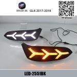 Car DRL LED Daytime driving Lights extra for Buick GL6 2017-2018 auto parts