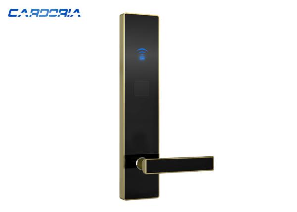 Cheap Zinc Alloy Rfid Card Reader Door Lock , Wireless Electric Door Lock 300*75mm Panel Size for sale