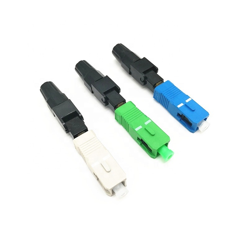 FTTH Sc APC/Upc Field Assembly Quick Connector Fiber Optic/Optical Connector Fast Connector for Drop Cable