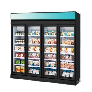 Quality Commercial Upright Beverage Refrigerated Showcase Glass Door Refrigerator wholesale