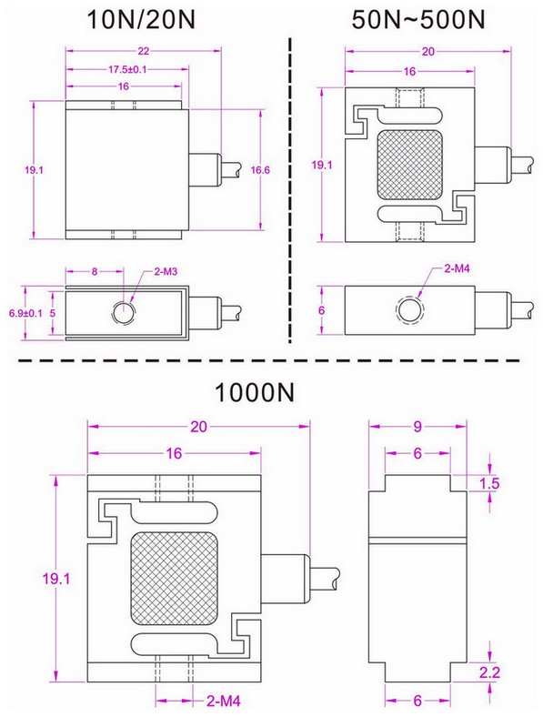 jr s-beam load cell lsb200