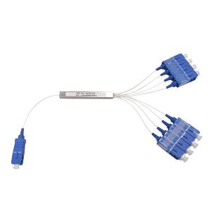 Quality ISO9001 Mini Loose Tube 1X8 Fiber Optic PLC Splitter wholesale