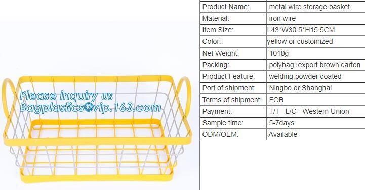 Manufacturer Simple Houseware Stackable 2 Tier Sliding Basket Drawer Organizer , Storage, Eco-friendly powder coated 2 t