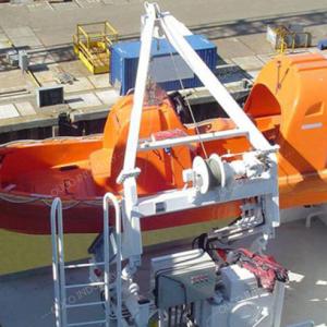 Quality Advanced Marine Rescue Boat Davit System A Frame wholesale