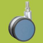 HN brand double wheel casters M8 thread stem furniture hardware