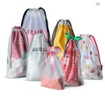 Waterproof Cartoon Frosted CPE PE Drawstring Gift Bag Eco-Friendly Custom