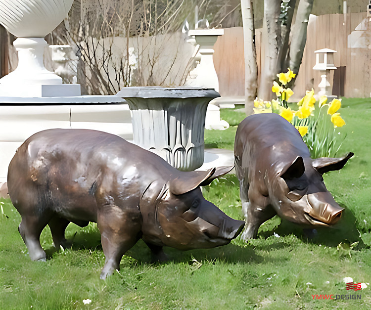 Theme Garden Decoration Large Metal Ornaments of Figures or Animal Shapes in SCULPTURE