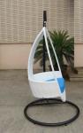 White Rattan Swing Chair