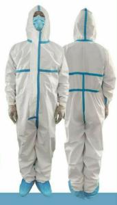 Quality Antivirus Disposable Protective Coveralls Against Germs Lightweight Design wholesale