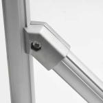 Lean Tube Plug Hand Inserted Furniture Connector Aluminum Tube Aluminum Alloy