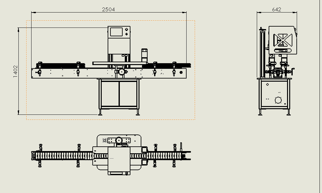Auto Pneumatic Screw Monoblock Filling And Capping Machine For Water Bottle 50BPM