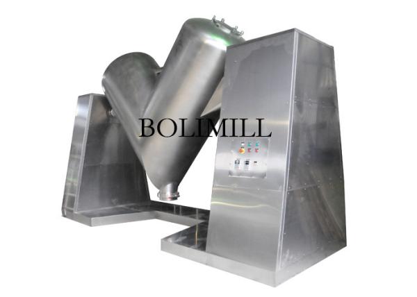 High Mixing Effciency V Powder Mixer Stainless Steel Oatmeal Chemicals