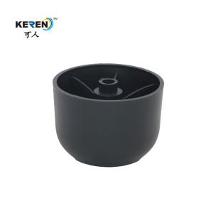 Quality 160mm Matt Black Plastic Furniture Feet , Unbreakable Sofa Bed Risers wholesale