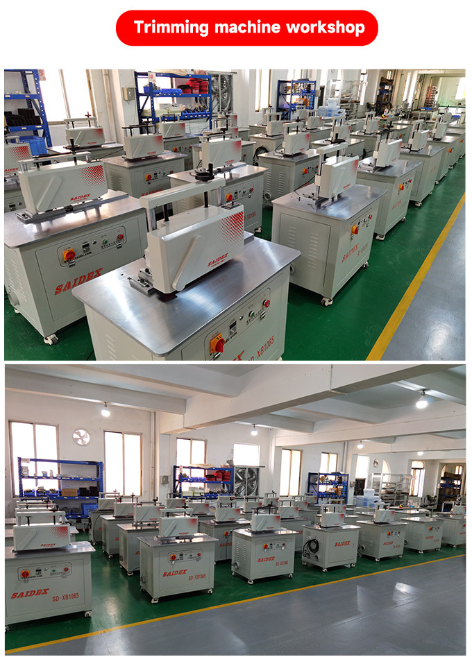 220V 50HZ/60HZ Acrylic R3 / R4 / R5 Rounded Corner Polishing And Trimming Machine Interchangeable Knives 45 Degree Bevelled Edge Chamfering Machine