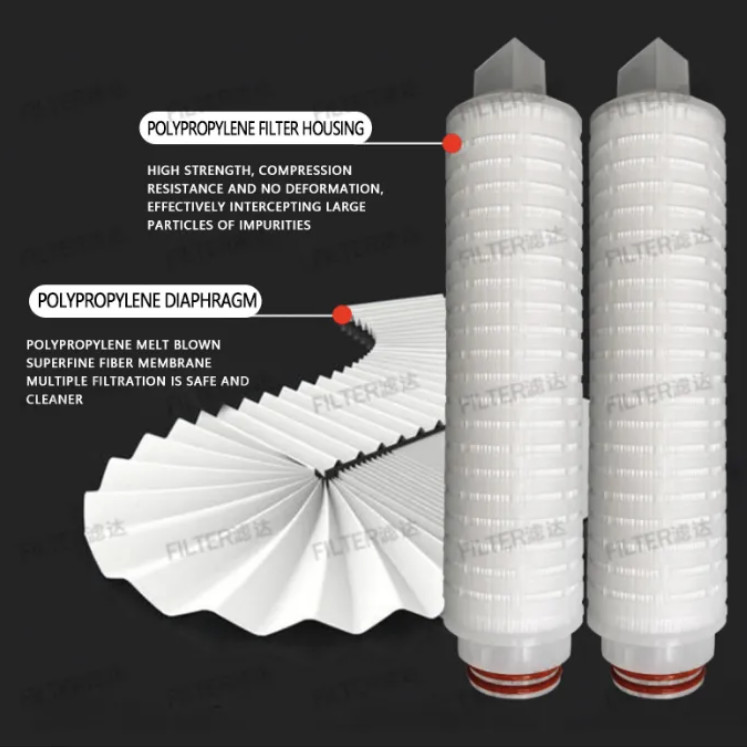 10 20 30 Inches Pes Filter Cartridge Autoclave Vent Filter For Beer Wine Spirits Water Filter