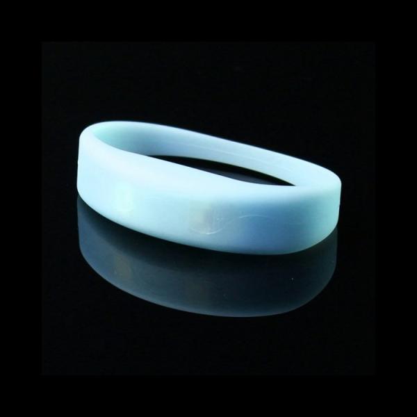 Glow Motion Lighted Rfid Silicone Wristband , Luces Concierto Rfid Bracelet For