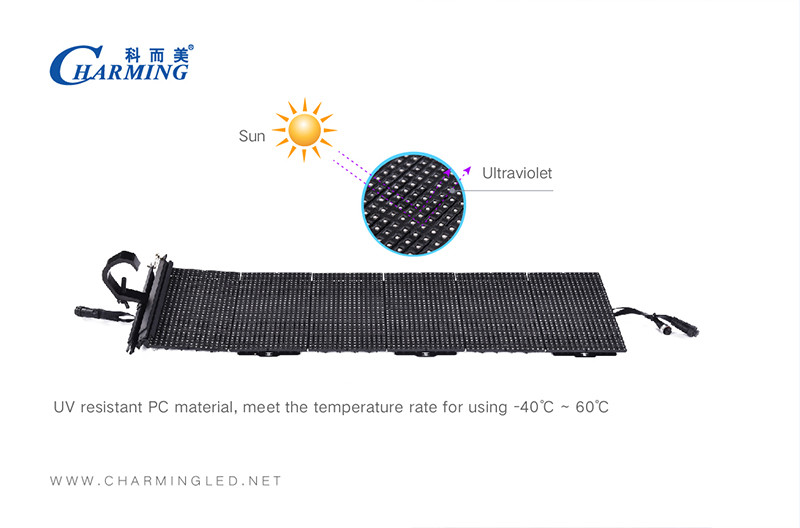 3840Hz Large LED Flexible Display Screen Waterproof Multiscene