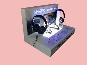 Quality Earphone Desktop Metal POP Displays Multiscene Chargeable Durable wholesale