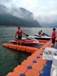 Flexible Chemical Resistant Black PE Pontoons With Capacity Up To 5000kg