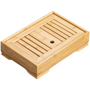 Quality Reservoir Type Chinese Bamboo Gongfu Tea Tray 11''*7''* 2.5'' wholesale