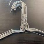 Galvanized Clothes Wire Hanger Wear Resistant For Cold Weather Cloth Items