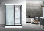 Shower Cabins White Acrylic ABS Tray 1600*1200*2150mm black aluminium