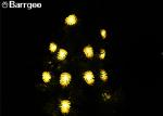 Pinecone Battery Operated Outdoor String Lights , Hanging String Lights On Patio