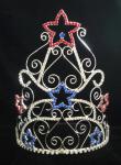 Patriotic pageant crowns and tiaras for USA pageants and crowns wholesale crowns