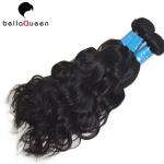 Unprocessed Natural Black Burmese Remy Hair , Water Wave Hair Extensions
