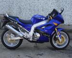 Blue Double Cylinder Four Stroke 250cc Chopper Motorcycle With Forced Air
