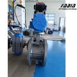 Centerline Pneumatic Stainless Steel Flanged Butterfly Valve For Oil And Gas