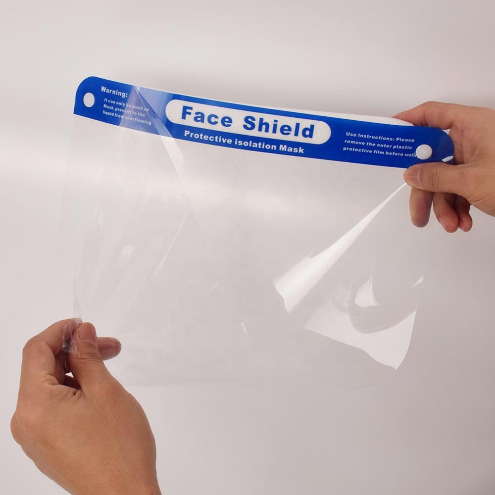 Clear Splash Face Shield Personal Face Protection Against Saliva Dust