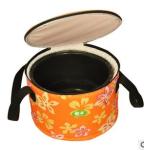 Round Insulated Lunch Bag Outdoor Round Cooler Bag