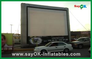 Quality Outdoor Inflatable Movie Screen On The Road Inflatable Projection Screen wholesale
