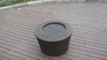 3pcs garden wicker rattan furniture