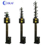 Vehicle Mounted 20m Telescoping Antenna Pole For Electric Light Camera