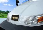 Small Electric 2 Seater Golf Cart , White Battery Operated Golf Buggies 48V