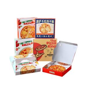 Quality Biodegradable Kraft Paper Takeout Bulk Pizza Boxes 6 7 8 9 10 Inch Recycled Parcel wholesale