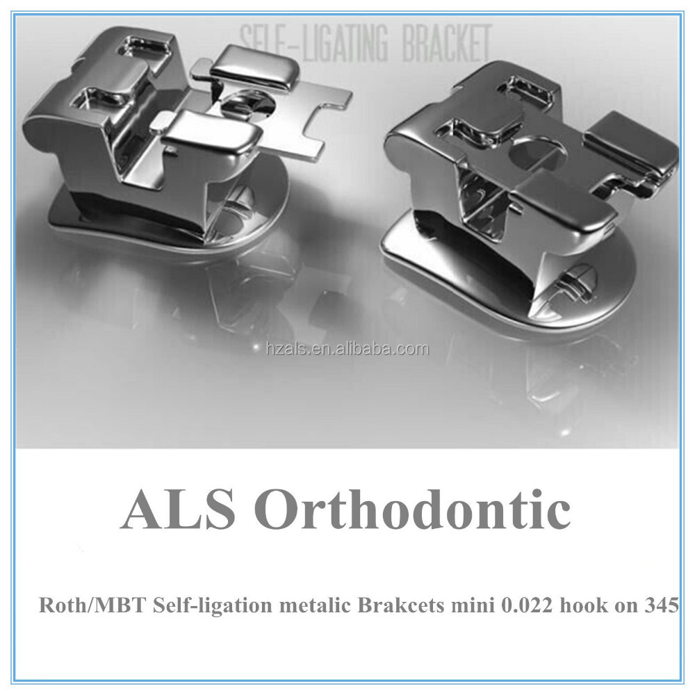 MFDS Dental Bracket Self Ligating For Orthodontic Teeth Alignment Roth MBT 022