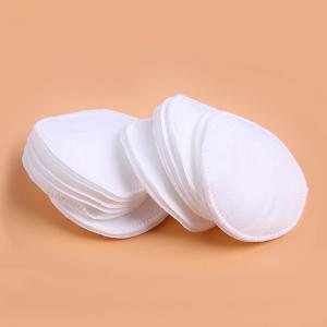 Quality 100% pure cotton round cosmetic cotton pads 80 pcs/bag white color for makeup remover wholesale